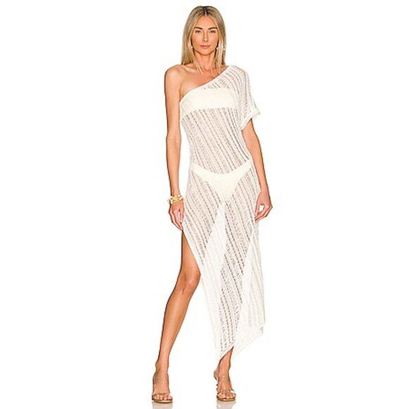 Cult Gaia Women's Madu Knit Cover-Up Dress Size M $328